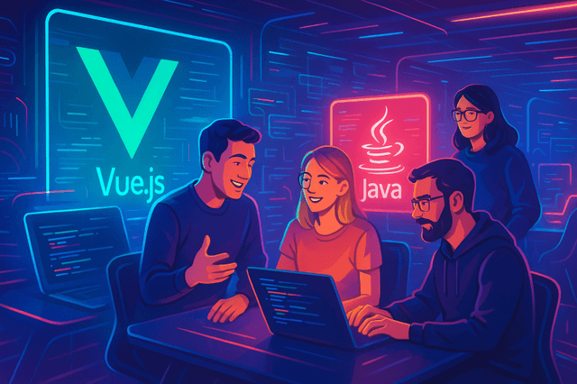 Illustration pour Développeur full-stack, Vue.js 2 | NestJS | Java 12, 7